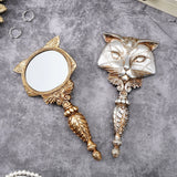 Duchess Kitty Hand Mirror Resin Ornamental Vanity Table Decor
