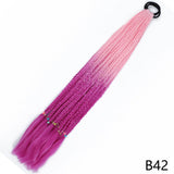 Long Braided Ponytail Hair Extensions 60CM