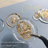 10pcs Crystal Clear Wax Seal Sticks for Glue Gun Sealing Wax Sticks, 14mmx7mm Sealing Wax Sticks for Wax Seal Stamp