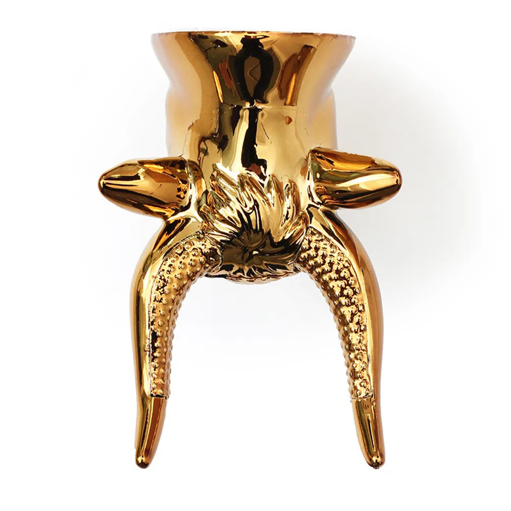 Gilded Guitar Hook Ox Head Hanging Storage Ukulele Stringed Musical Instrument Display Hook