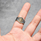 Starry Night Ring Stainless Steel Men Ring