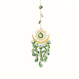 Flaming Sun Crystal Sun Catcher Hanging Decor