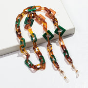 Resin Acrylic Glasses Chain Funky Sunglasses Accessories