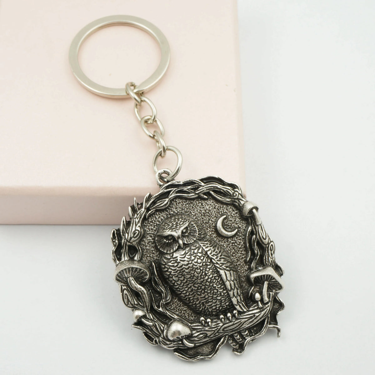 Forest Guardian Owl Keyring