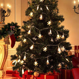Snowflake Xmas Tree LED String Lights Christmas Decoration
