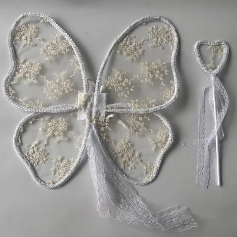 Embroidered Fairy Wings Fairy Wand Photo Props Costume Accessories