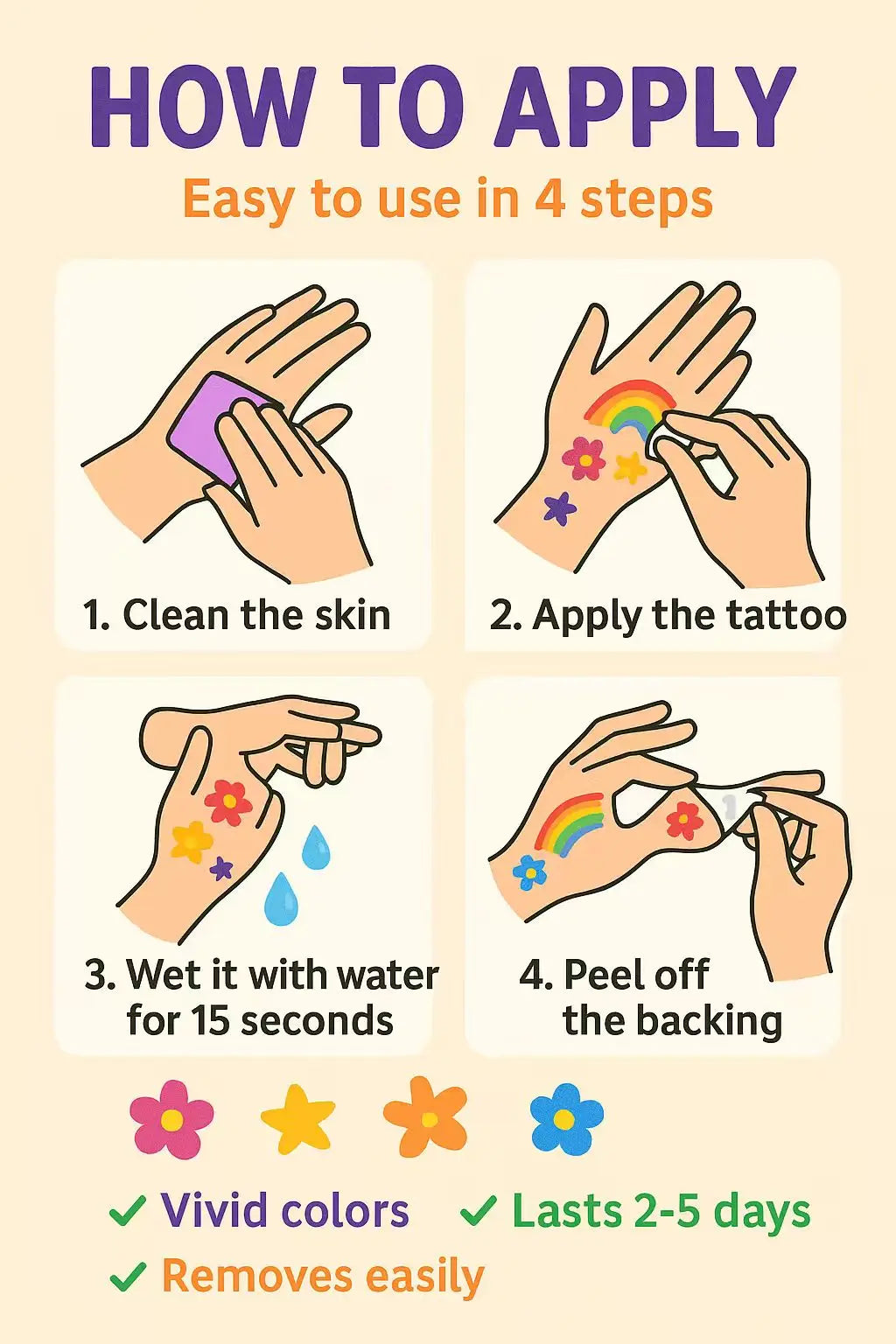 Watercolour Fish Temporary Tattoo