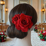 Large Flower Hair Clips Rose Fascinators