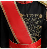 Royalty Prince Ceremonial English Military Jacket Costume Child Boys King Cosplay Fancy Dress
