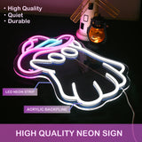 Cute Ghost Neon Sign Wall Decor Halloween Party LED Lights
