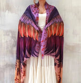 Wings Fantasy Shawl Scarf Festival Cloak Rave Accessories