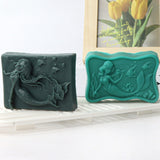 Mermaid Silicone Soap Moulds DIY Ocean Goddess Candle Resin Making Chocolate Mould