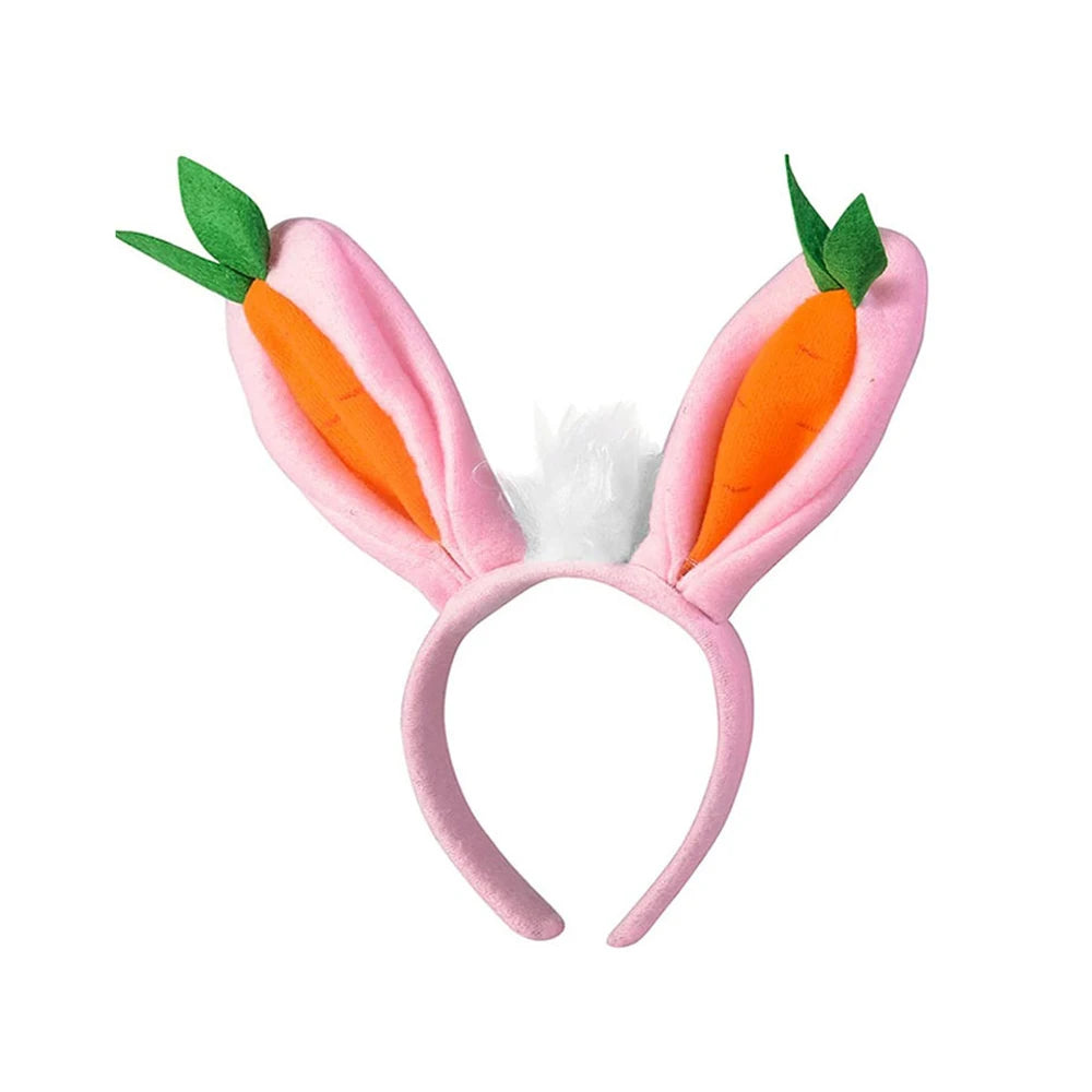 Easter Bunny Tutu Skirt Orange Carrot Tutus with Bunny Ears