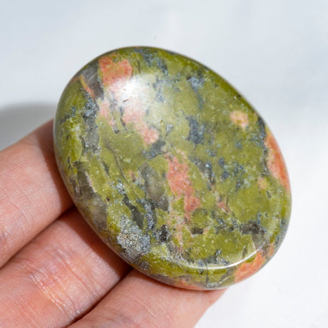 Thumb Pad Worry Stones Crystal Healing Seven Chakra Stones