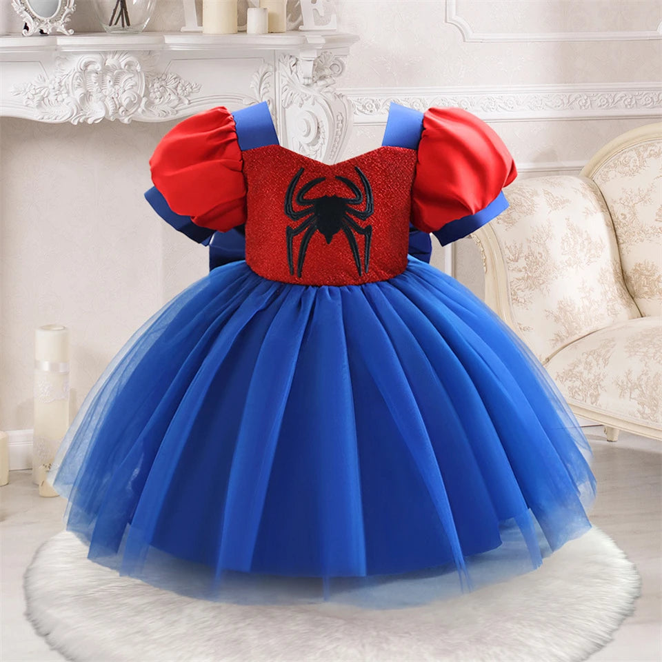 Toddler Princess Alice Belle Jasmine Mermaid Dress Baby Halloween Cosplay Costume