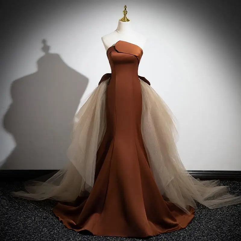 Ava's Detachable Tail Custom Made Formal Gown Evening Dress Woodland Gatherer Ava's Detachable Tail Custom Made Formal Gown Evening Dress Woodland Gatherer