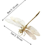 Handmade Dragonfly Ornament Tea Pet Decor Figurine