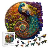 Peacock Wooden Jigsaw Puzzle