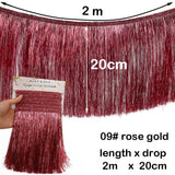 1.5m Gorgeous Fringe Tassel Banner Party Foil Garlands Wall Ceiling Decoration