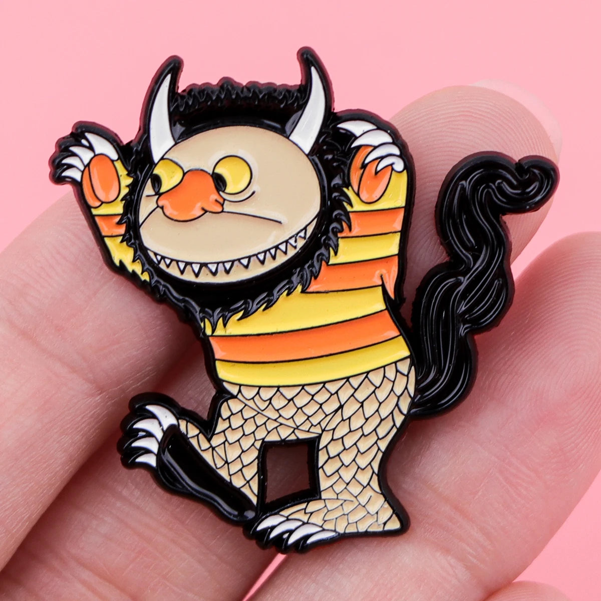 'Where the Wild Things Are' Enamel Pin Brooch Lapel Pins Badge