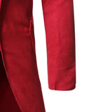 Purple Red Green Black Gothic Tailcoat Jacket Victorian Cosplay Costume Coat