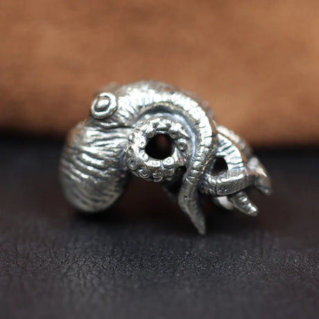 Octopus Brass Paracord Beads Lanyard Charm Dreadlock Beard Bead