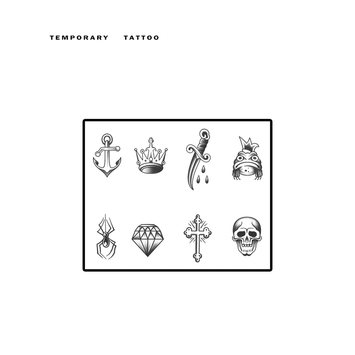 Knuckle Temporary Tattoos