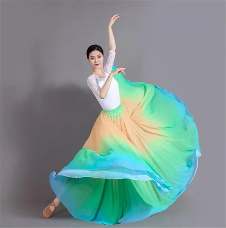 Dance Skirts 720 Degree Dancing Performance Costume