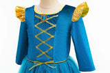 Halloween Cosplay Brave Princess Merida Dress Girls Costumes