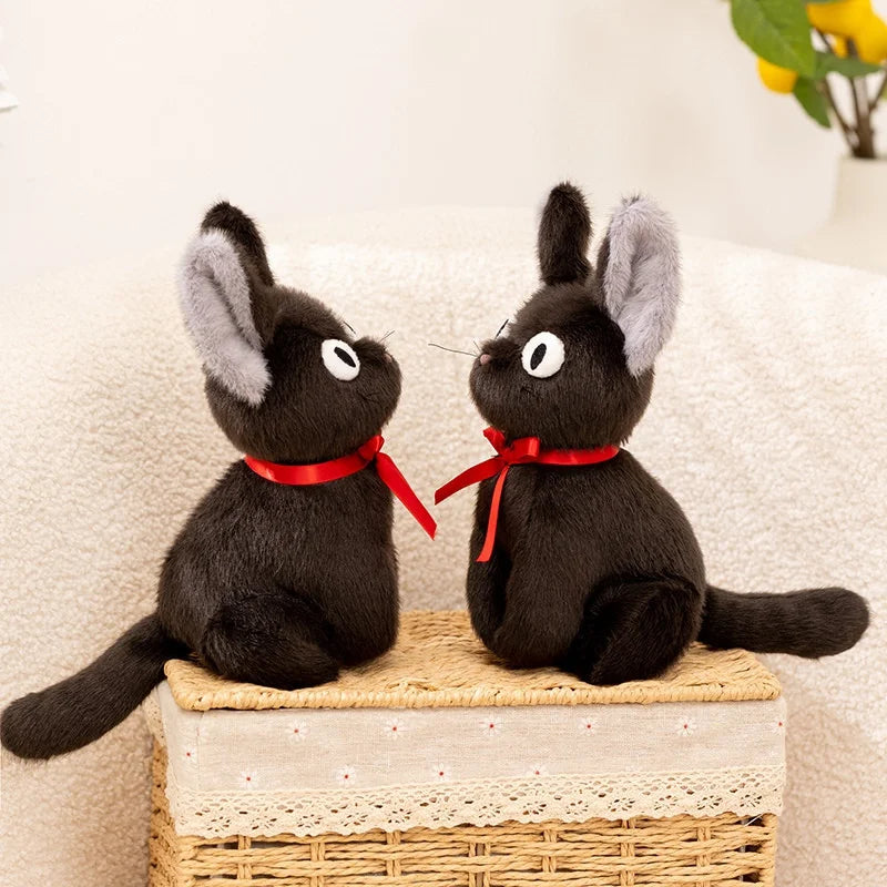 25CM Jiji Black Cat Japanese Anime Studio Ghibli Kiki's Delivery Service Soft Toy