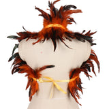 Feather Shoulder Epaulettes Festival Rave Wear