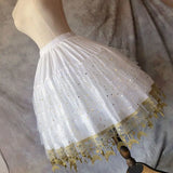 Lunar Star Lolita Petticoat Adjustable Fish Bone Carmen Skirt