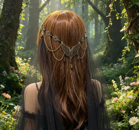 Forest Woodland Fairycore Hairchain