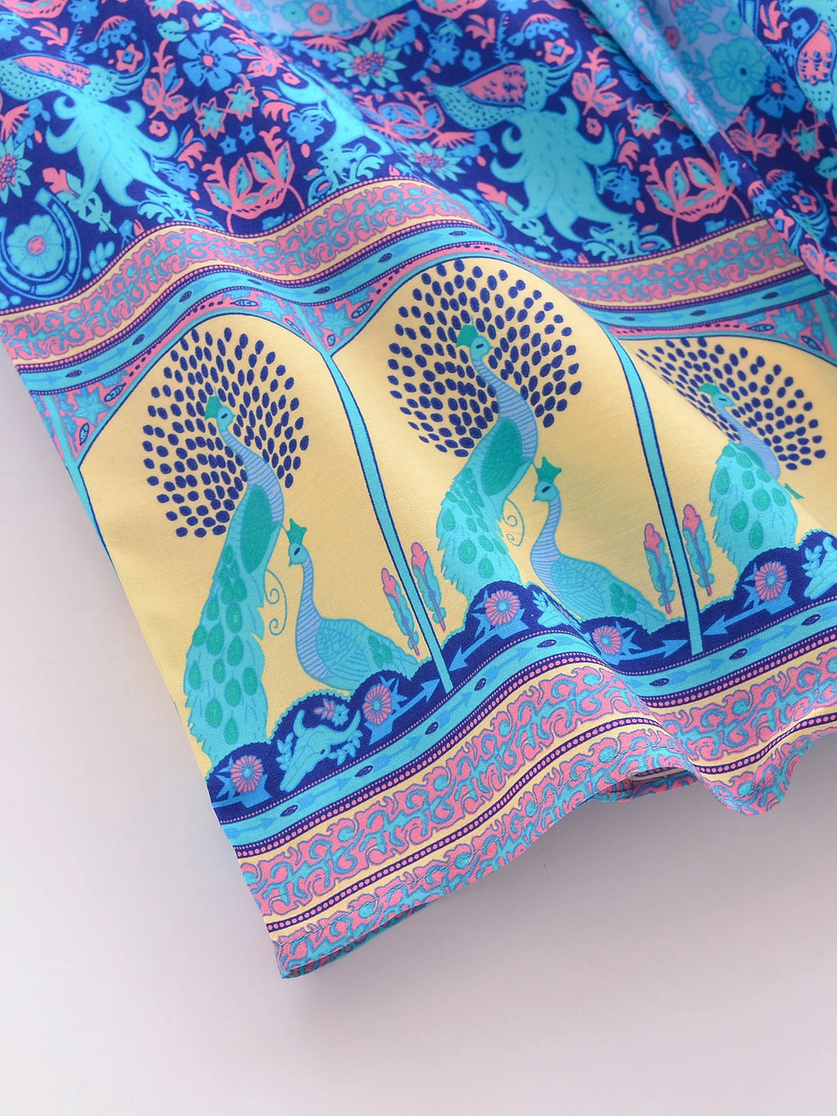 Boho Cover Ups Short Kimono
