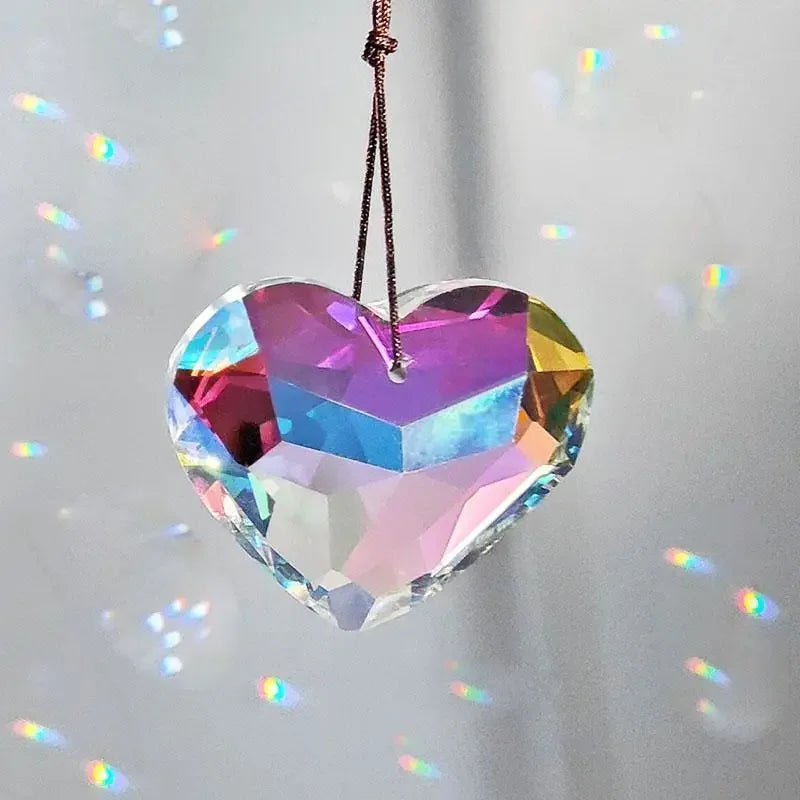 Rainbow Mandala Crystal Sun Catcher Window Hanging Rainbow Maker Crystal Prism