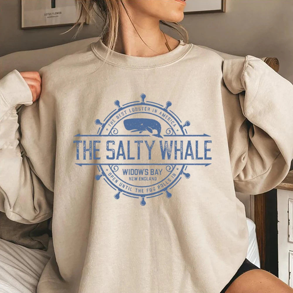 Widow's Bay Horror TV Series Unisex Sweatshirt The Salty Whale of Widow's Bay Seafood Restaurant Bar Pub