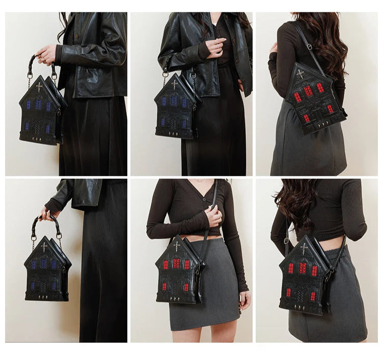 Haunted House Crossbody Bag
