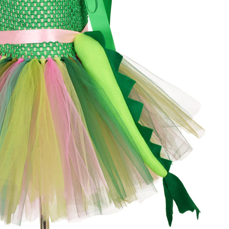 Girls Dragon Dinosaur Cosplay Tutu Dresses