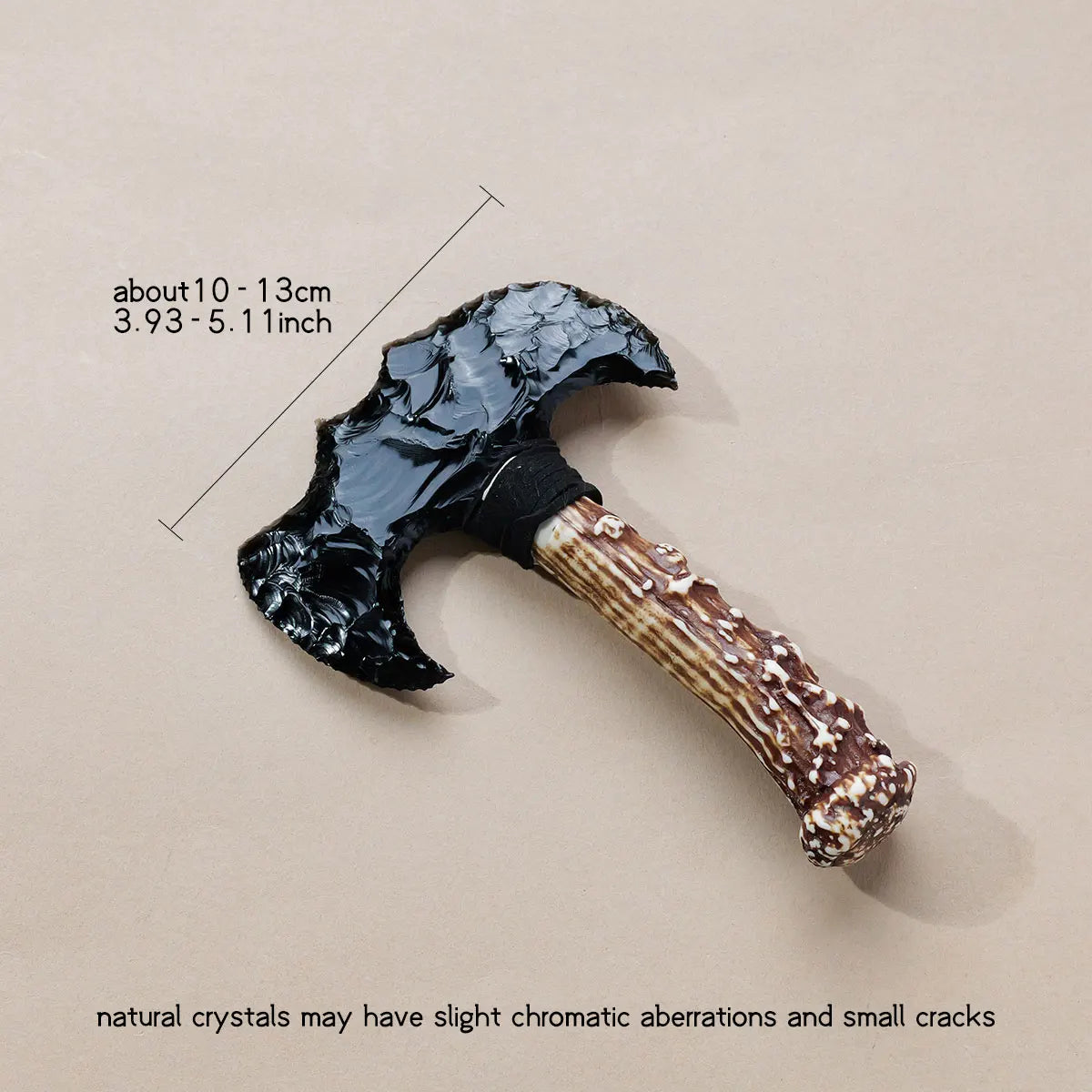 1PC Crystal Opal Axe Natural Stone Model Knife Polished Unbladed Decor