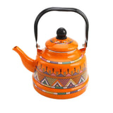 Enamel Tea Kettle 1.1L, 17L or 2.5L Stove Top Tea Pot No Whistling