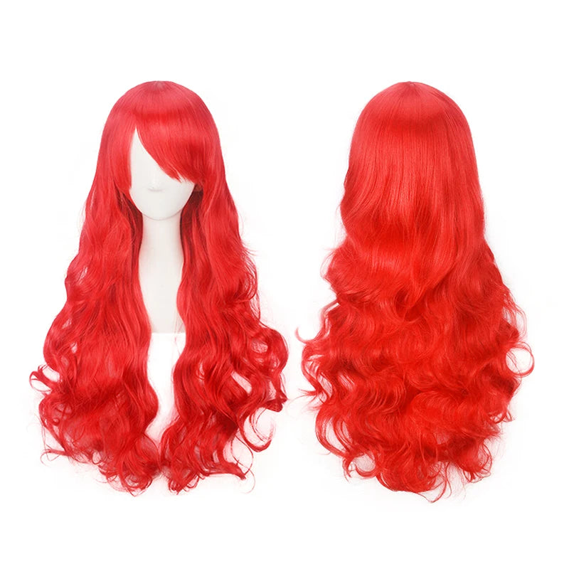 Girl's Princess Wigs Halloween Costumes Rapunzel Disguised Little Mermaid Elsa Aurora Snow White
