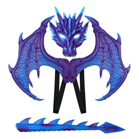 Dragon Costume Kids Cosplay Sets - Wings, Tail, Mask