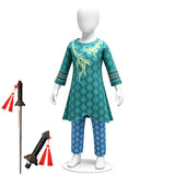Last Dragon Kids Book Week Costumes Halloween Cosplay Raya Warrior