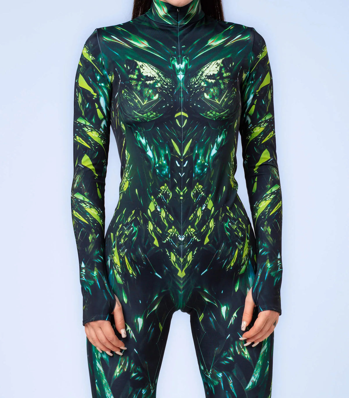 Multicolour Goddess Jumpsuit Cosplay Rave Festival Party Outfit
