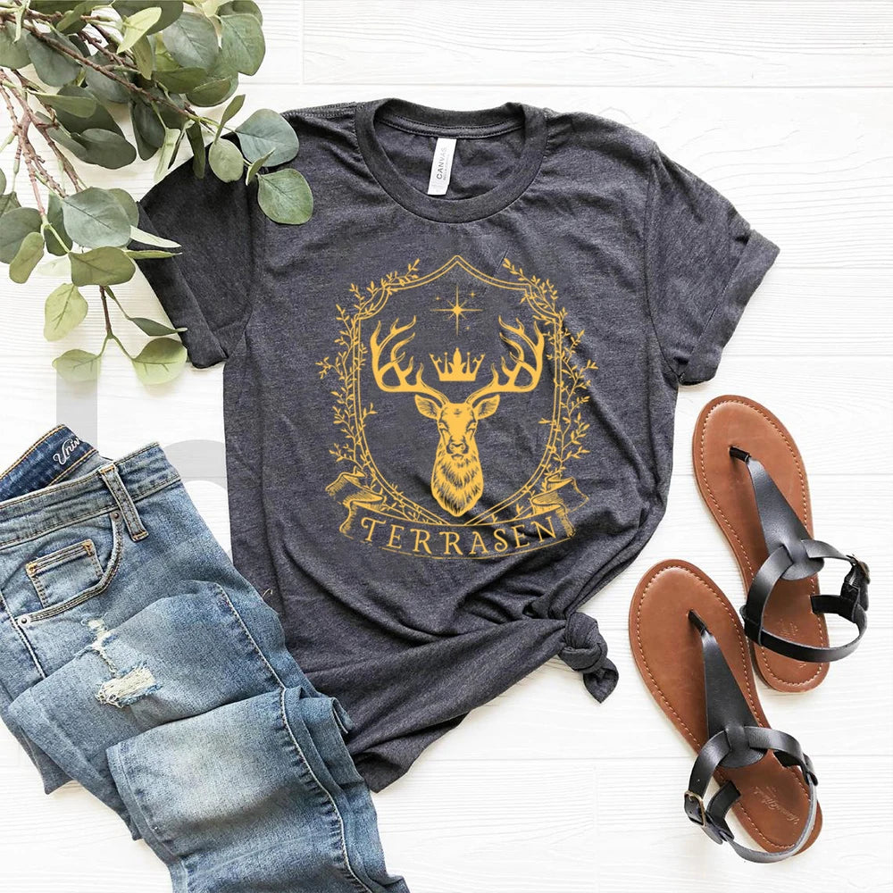 Terrasen T-Shirt Throne of Glass for the Book Lovers