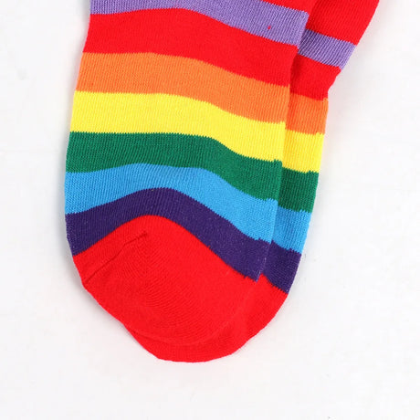 Rainbow Brite Striped Socks and Arm Warmer Gloves