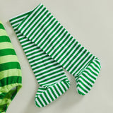 Hungry Caterpillar Baby Hooded Striped Jumpsuits Sleeveless Romper Stockings Costume Photography Outfit