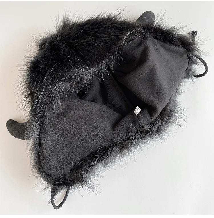 Furry Beast Ear Warmer Hats