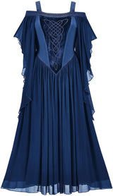 Medieval Fae Elf Dress Cosplay Costumes