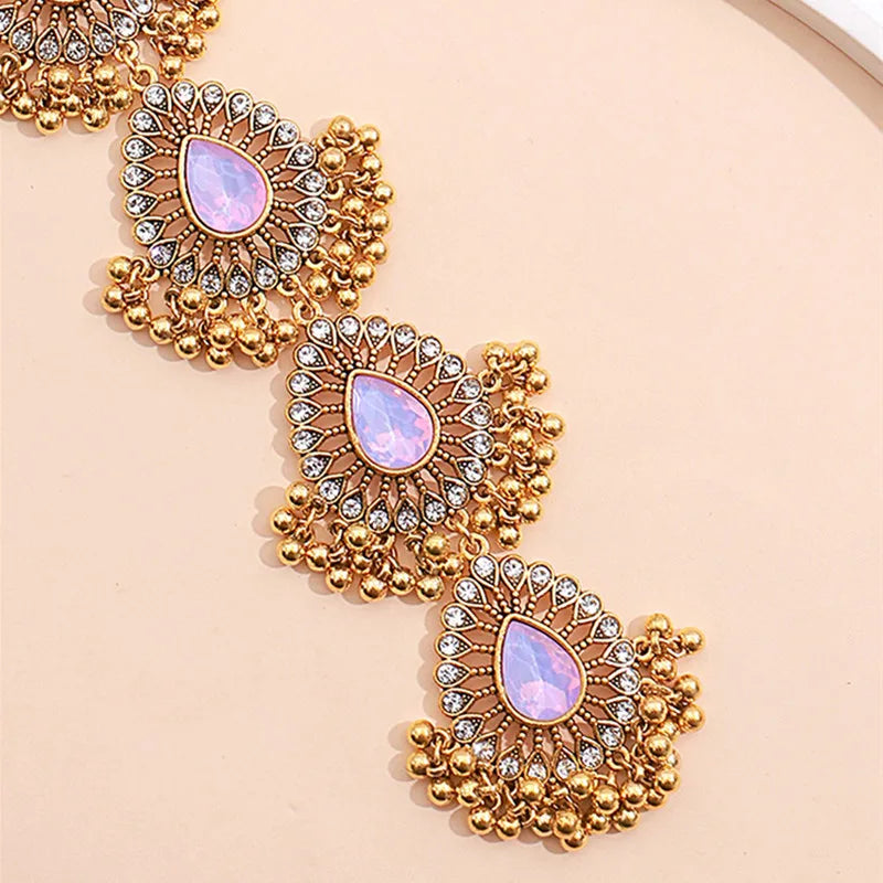 Tear Drops Metal Tassel Hair Chain